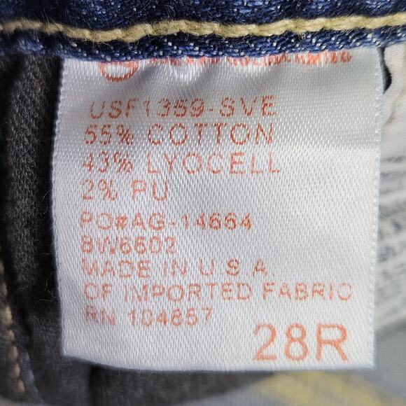 AG Adriano Goldschmied Farrah 70s Bell Bottom Jeans Women 28 Revolve Flare 28x34 - Picture 13 of 16